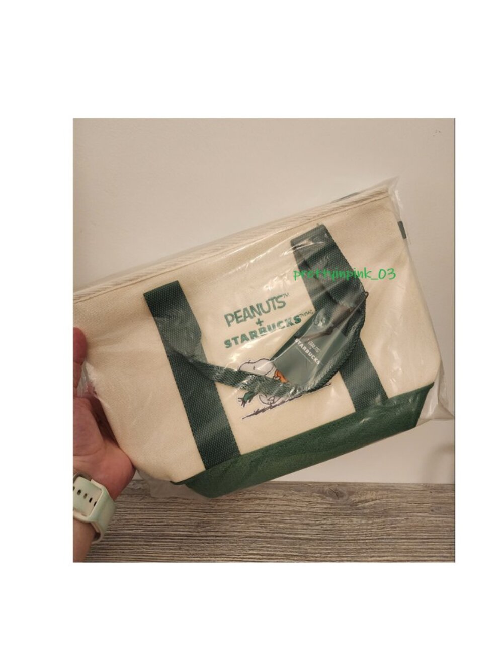 Starbucks x Peanuts Snoopy Mini Tote 2026 NEW US Seller